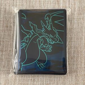 Pokémon Card Sleeves - Mega Charizard X - Phantasmal Flames